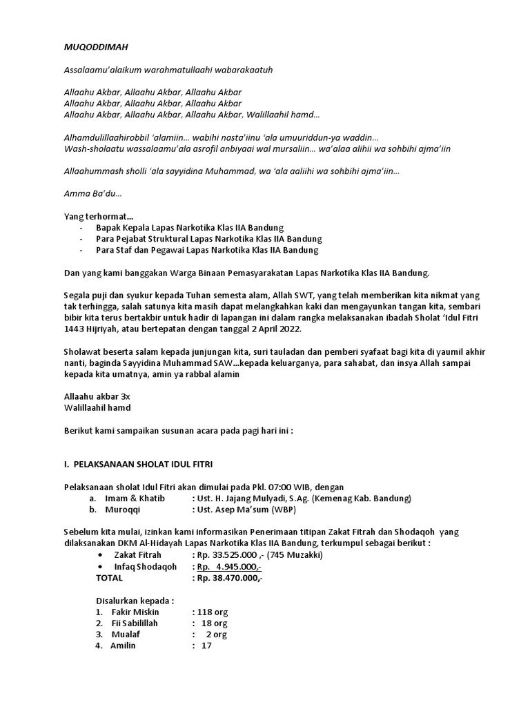 8 ide susunan acara keluarga merayakan Idul Fitri 2026