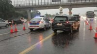 Korlantas dan Kemenhub Gelar Doa Bersama di KM 29 Tol Jakarta-Cikampek