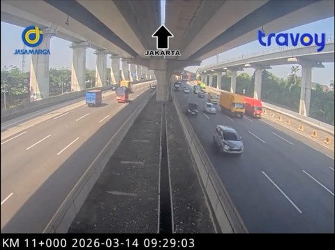 Tol Japek pagi ini: lancar di semua arah