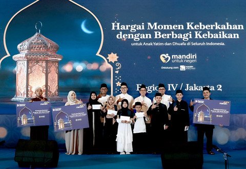 Bank Mandiri Jakarta 4 Salurkan 4.000 Paket Santunan