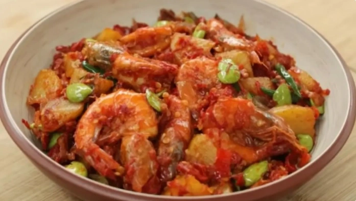 Resep Udang Pedas Balado Resep Udang Pedas Balado