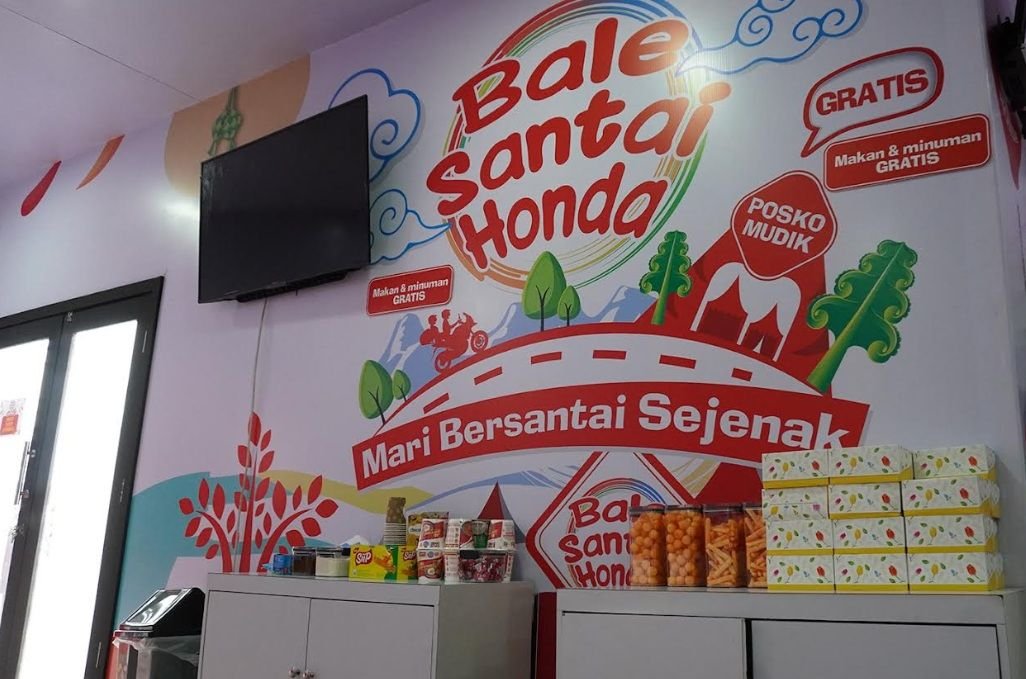 Bale Santai Honda: Tempat Bersantai Aman dan Nyaman untuk Pemudik Jakarta-Tangerang