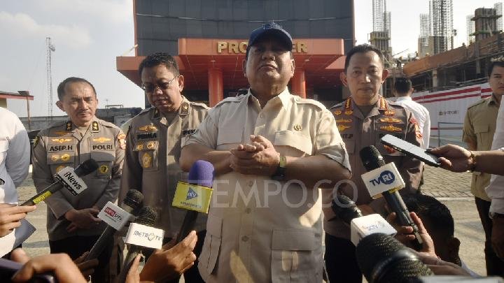 Prabowo: Indonesia Aman, Minta Publik Hargai Kinerja Polisi
