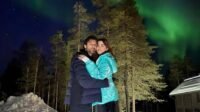 8 potret liburan Nupur Sanon di Finlandia, kejar aurora borealis