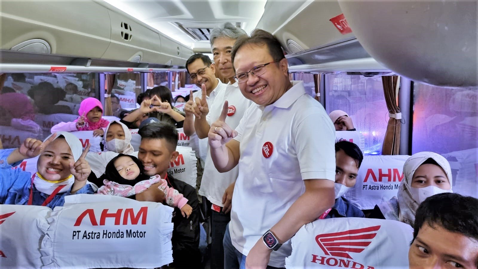 PT AHM Kirim 2.521 Pemudik ke Yogyakarta dan Semarang Melalui Program MBBH
