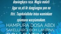 50 Ucapan Selamat Lebaran Sunda Hari Kedua 1447 H/2026