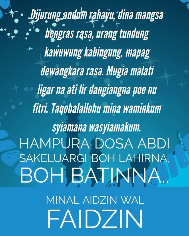 50 Ucapan Selamat Lebaran Sunda Hari Kedua 1447 H/2026