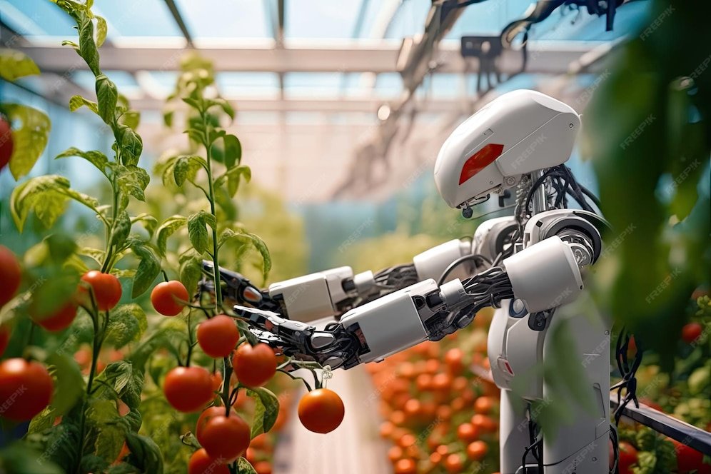 Smart AI Robot Masters Tomato Harvesting