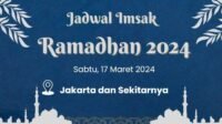 Jadwal Imsak Jakarta & Sekitarnya, Minggu 15 Maret 2026