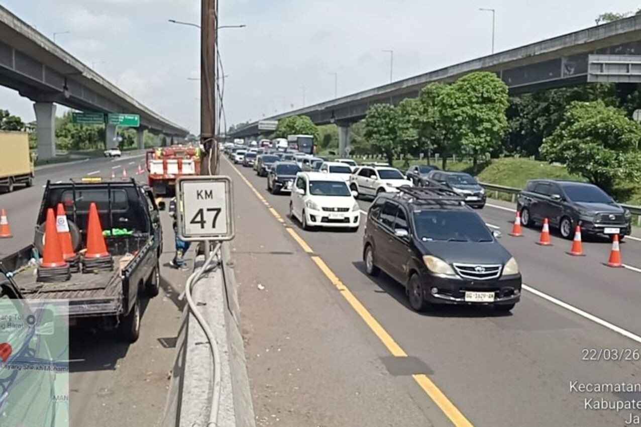 Contraflow Jalan Tol Jakarta-Cikampek Diterapkan Saat Libur Jumat Agung