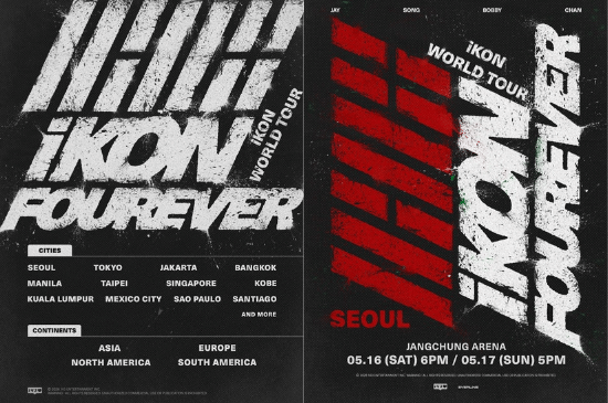 Siapkan Diri! iKON Tampil di Jakarta dalam ‘FOUREVER WORLD TOUR’